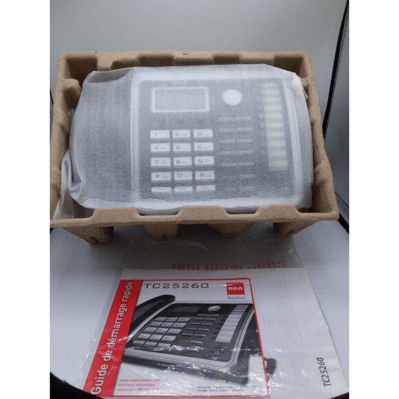 RCA Business Phone 2 Line Corded Full Duplex TC25260 Speakerphone Call Waiting - Picture 14 of 16